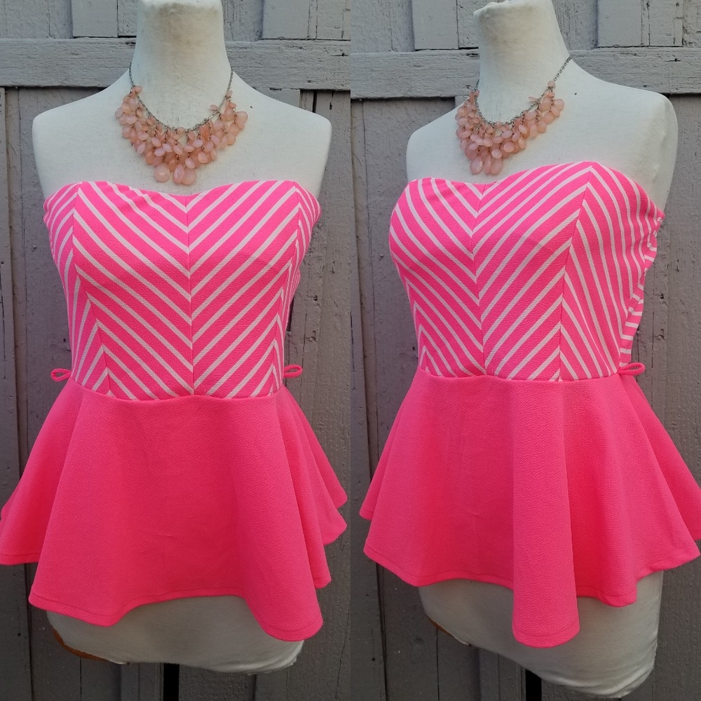 1X-3X New Plus Size Pink Top - Picture 7 of 7